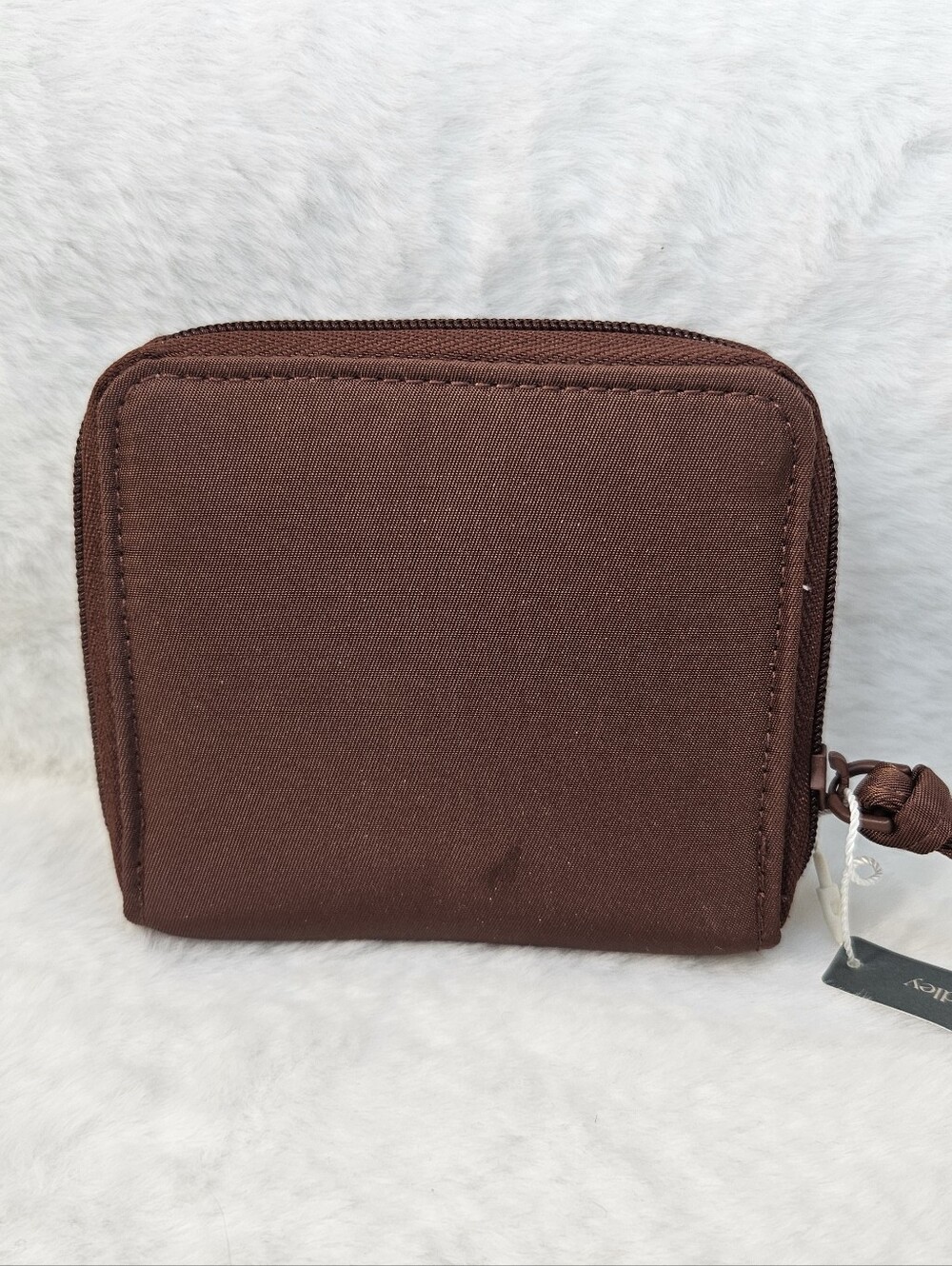 Vera Bradley Cinnamon Brown Zip-Around Wallet - Picture 3 of 7